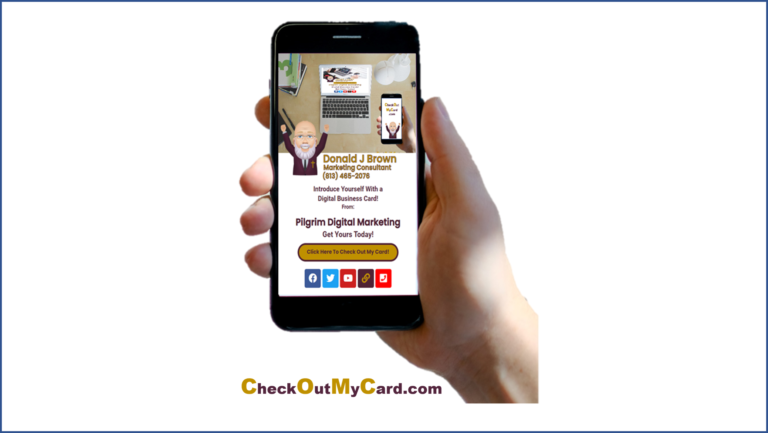 Check Out My Card Horizontal